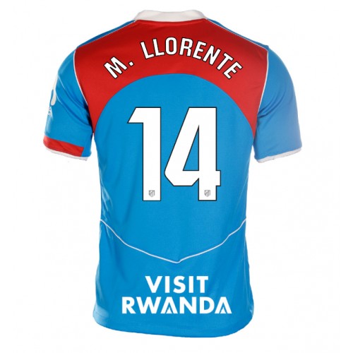 Atletico Madrid Marcos Llorente #14 Replika Tredjetrøje Dame 2025-26 Kortærmet Atletico Madrid Marcos Llorente #14 Replika Tredjetrøje Dame 2025-26 Kortærmet
